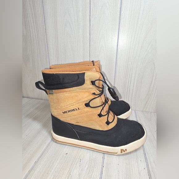 Merrell Mens Leather Hiking Snow Bank Boot Waterproof Gorpcore Camping Utility L - Picture 1 of 7